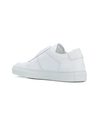 Женские белые кожаные низкие кеды от Common Projects