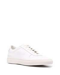 Мужские белые кожаные низкие кеды от Common Projects