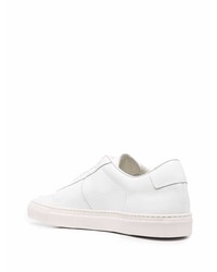 Мужские белые кожаные низкие кеды от Common Projects