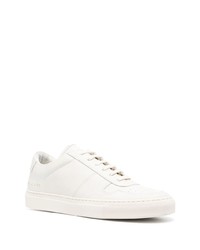 Мужские белые кожаные низкие кеды от Common Projects