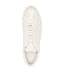 Мужские белые кожаные низкие кеды от Common Projects