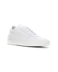 Мужские белые кожаные низкие кеды от Common Projects