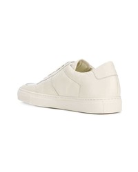 Мужские белые кожаные низкие кеды от Common Projects