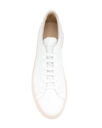 Мужские белые кожаные низкие кеды от Common Projects