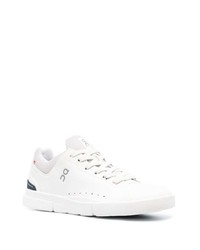 Мужские белые кожаные низкие кеды от ON Running