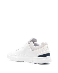 Мужские белые кожаные низкие кеды от ON Running