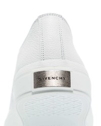 Мужские белые кожаные низкие кеды от Givenchy