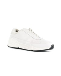 Женские белые кожаные низкие кеды от A.F.Vandevorst