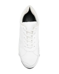 Женские белые кожаные низкие кеды от A.F.Vandevorst