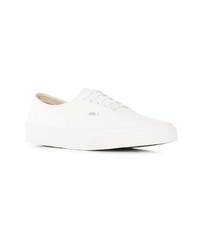 Мужские белые кожаные низкие кеды от Vans