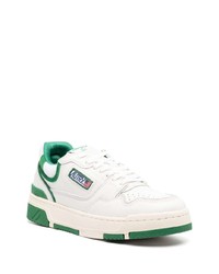 Мужские белые кожаные низкие кеды от AUTRY