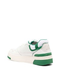 Мужские белые кожаные низкие кеды от AUTRY