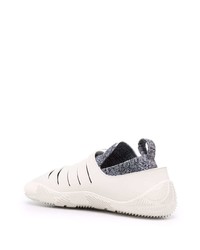 Мужские белые кожаные низкие кеды от Bottega Veneta