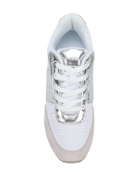 Женские белые кожаные низкие кеды от Calvin Klein Jeans