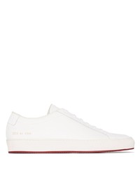 Мужские белые кожаные низкие кеды от Common Projects