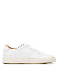 Мужские белые кожаные низкие кеды от Common Projects