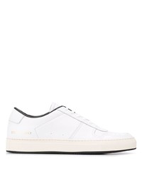 Мужские белые кожаные низкие кеды от Common Projects