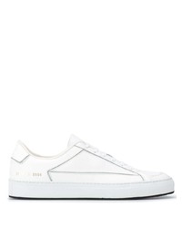 Мужские белые кожаные низкие кеды от Common Projects