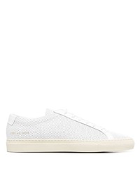 Мужские белые кожаные низкие кеды от Common Projects