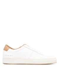 Мужские белые кожаные низкие кеды от Common Projects