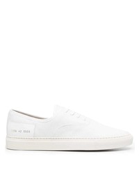 Мужские белые кожаные низкие кеды от Common Projects