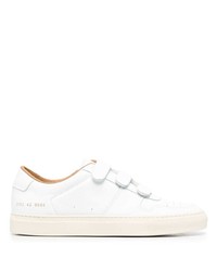 Мужские белые кожаные низкие кеды от Common Projects