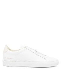 Мужские белые кожаные низкие кеды от Common Projects