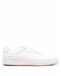 Мужские белые кожаные низкие кеды от Common Projects