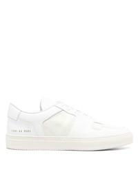 Мужские белые кожаные низкие кеды от Common Projects