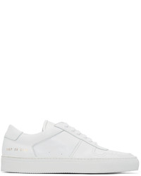 Мужские белые кожаные низкие кеды от Common Projects