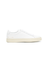 Мужские белые кожаные низкие кеды от Common Projects