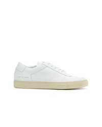 Мужские белые кожаные низкие кеды от Common Projects