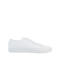 Мужские белые кожаные низкие кеды от Common Projects