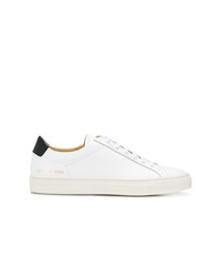 Мужские белые кожаные низкие кеды от Common Projects