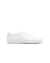 Мужские белые кожаные низкие кеды от Common Projects