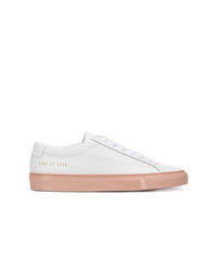 Женские белые кожаные низкие кеды от Common Projects