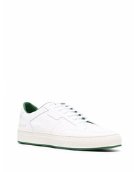 Мужские белые кожаные низкие кеды от Common Projects