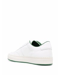 Мужские белые кожаные низкие кеды от Common Projects