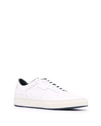 Мужские белые кожаные низкие кеды от Common Projects