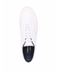 Мужские белые кожаные низкие кеды от Common Projects