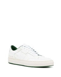 Мужские белые кожаные низкие кеды от Common Projects