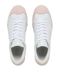 Мужские белые кожаные низкие кеды от Marni