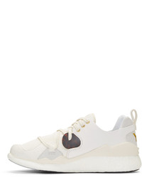 Женские белые кожаные низкие кеды от Y-3