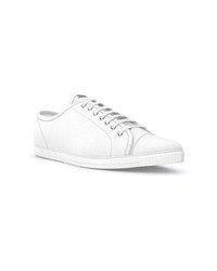 Женские белые кожаные низкие кеды от Swear