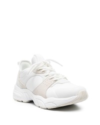 Мужские белые кожаные низкие кеды от Calvin Klein Jeans