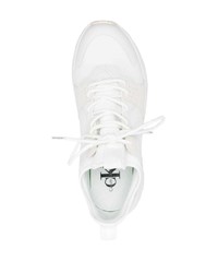 Мужские белые кожаные низкие кеды от Calvin Klein Jeans