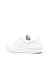 Мужские белые кожаные низкие кеды от Sandro