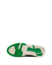 Мужские белые кожаные низкие кеды от Asics