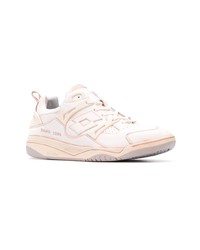 Мужские белые кожаные низкие кеды от Damir Doma