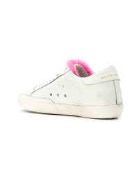 Женские белые кожаные низкие кеды от Golden Goose Deluxe Brand